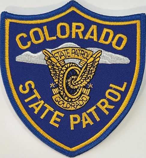 COLORADO STATE PATROL SHOULDER PATCH.
